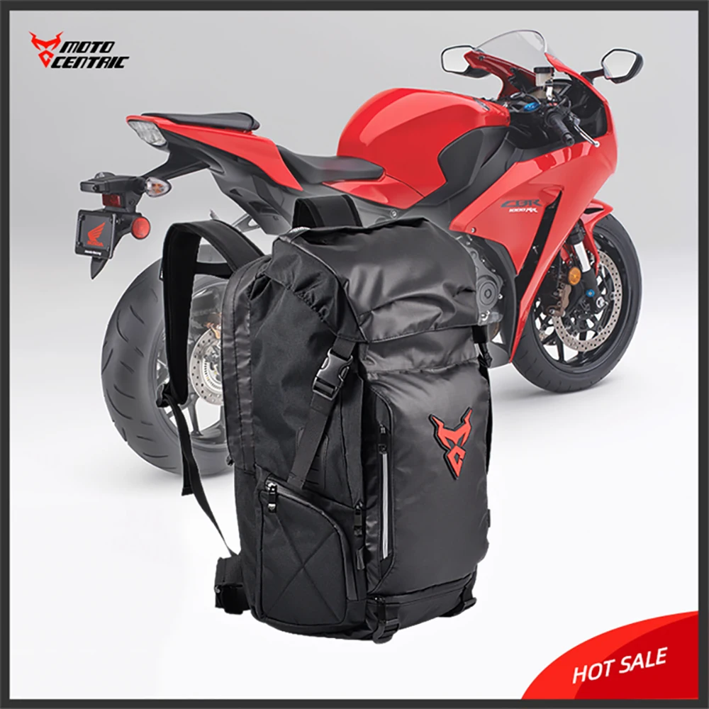 

Multifunctional Bag Motorcycle Helmet Backpack 48L Big Capacity Motocross Rear Seat Bag Waterproof Motorbike Backpack Breathable