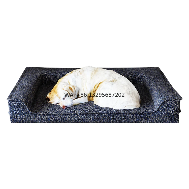 

Ортопедическая кровать для собак премиум-качества из пены с эффектом памяти, облегчение боли в суставах, водонепроницаемая роскошная кровать для собак