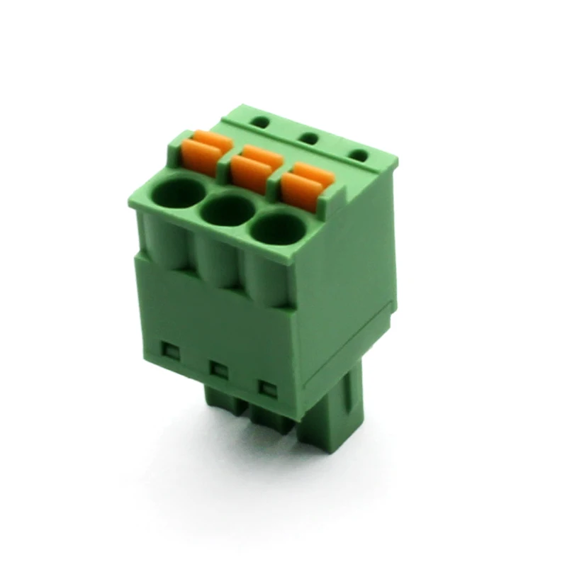 15EDGKD FK-MCP1.5/-ST-3.81 3.5mm 3.81mm Pitch Spring Push-in Quick Wiring Plug-in Terminal Block PCB Wire Connector