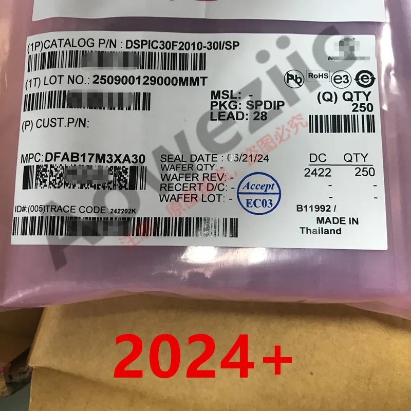 رقاقة aowezicontranter IC ، + IC ٪ مستوردة جديدة ، من من من نوع aowezione DSPIC30F2010 ، DIP-28