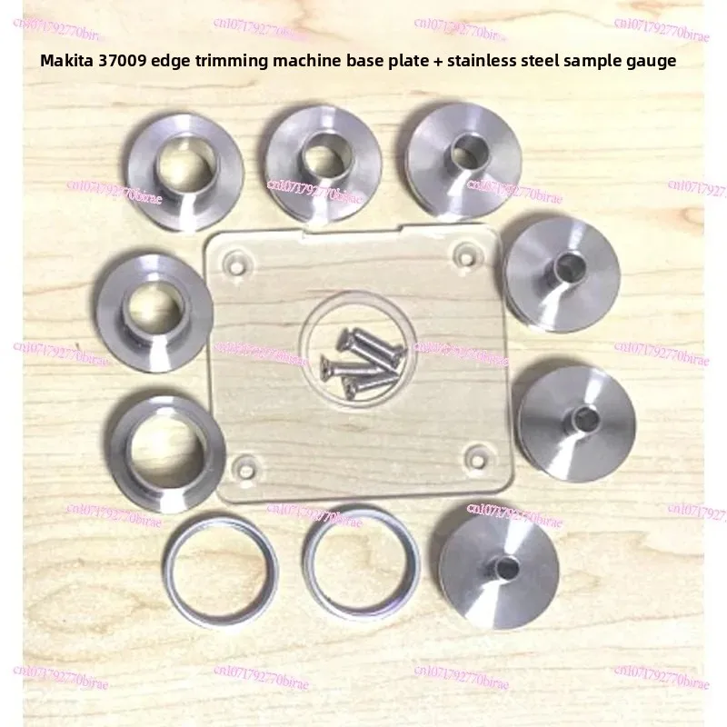 3709 Trimming Accessories Baseplate Stainless Steel Profiling Sleeve Engraving Machine Bakelite Milling Sample Gauge Guide Plate