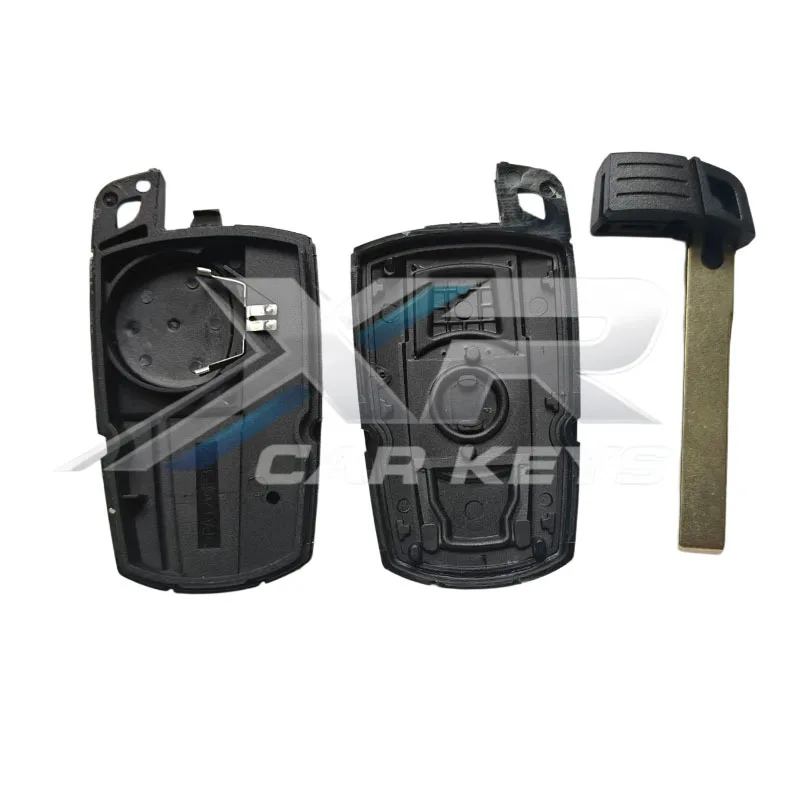 Boîtier de clé intelligent 3 boutons avec batterie VL2020 105 pour télécommande de voiture BMW X5 X6 E61 E90 E82 E70 E71 E87 E88 E89 Séries 1 3 5 6