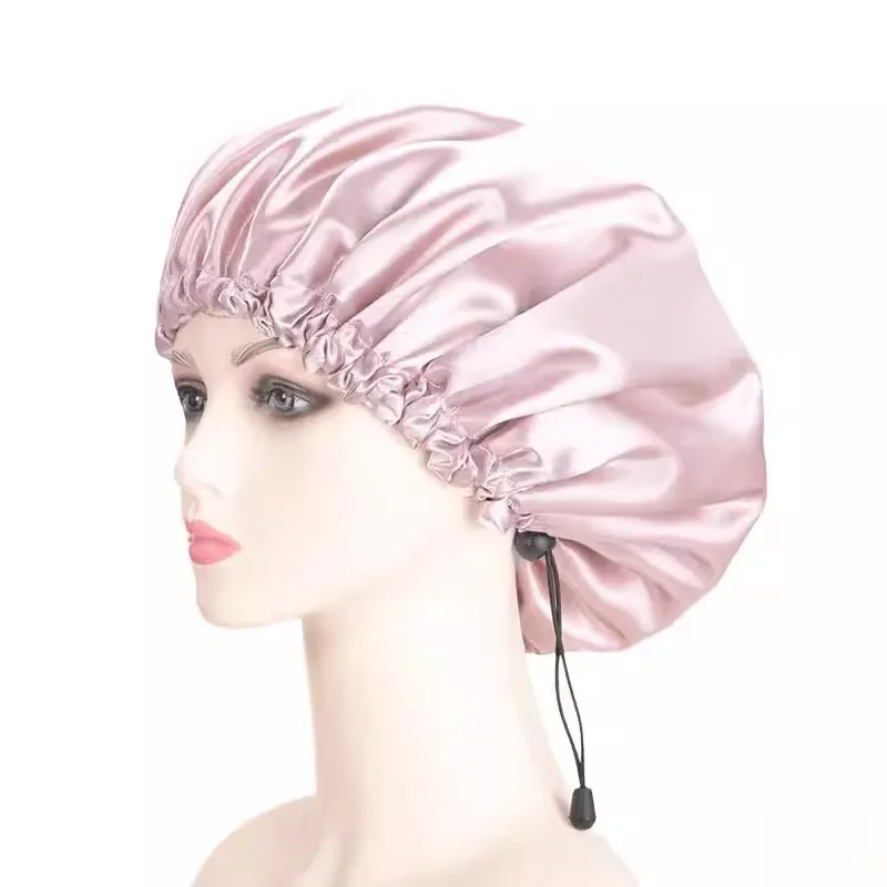 

Новая женская водонепроницаемая шапочка для душа 2026 года с регулируемым шнурком, защита от влаги, большой диаметр, для защиты волос, инструмент для личной гигиены