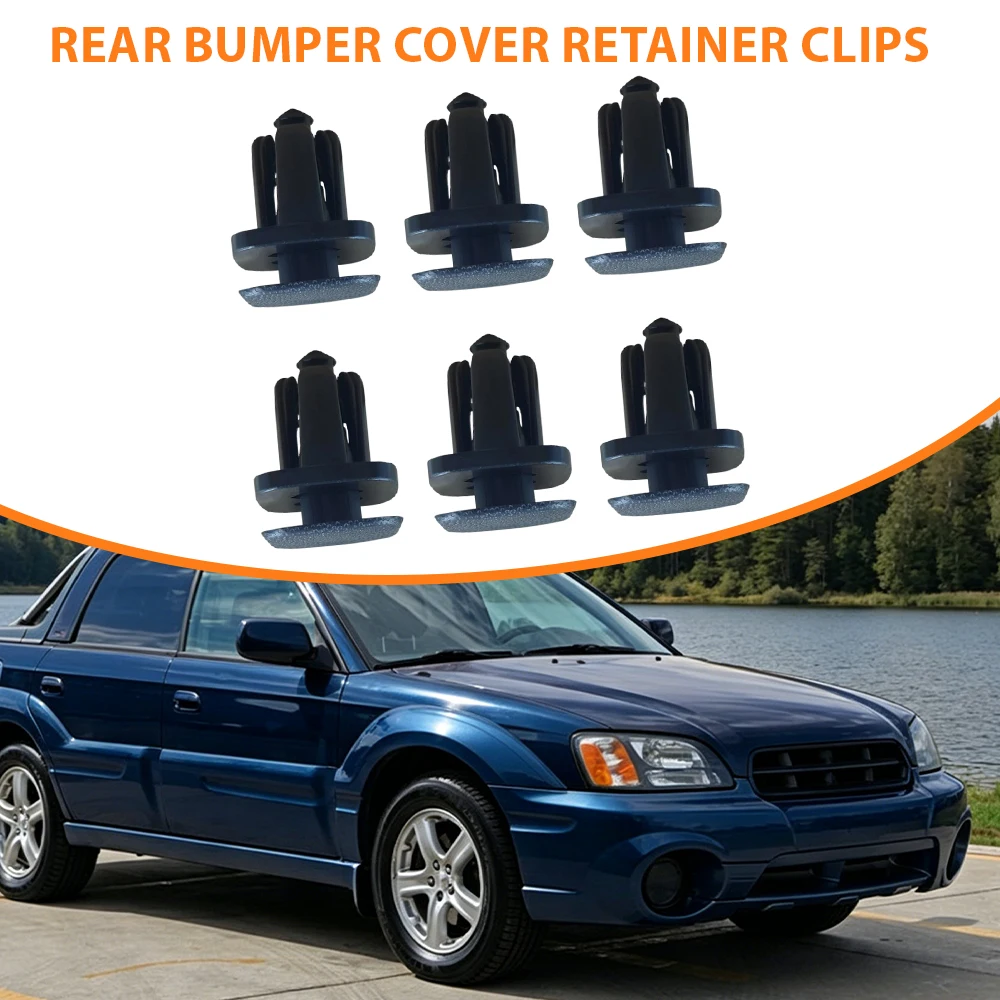 For Subaru Baja 2003 2004 2005 2006  6Pcs Rear Bumper Cover Retainer Clips 909140028