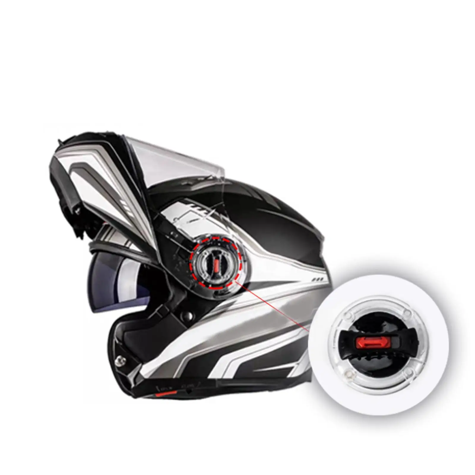 Clipe de Substituição da Lente do Viseira do Capacete de Motocicleta para Capacete Integral FF394 FF396 FF370
