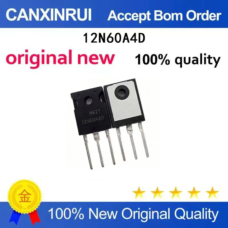 

(5-100 Pieces) Brand new original HGTG12N60A4D 12N60A4D 12A600V TO-247 spot chip IC