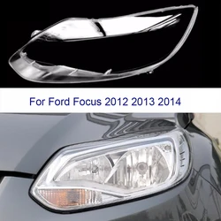 Car Headlight Glass For Ford Focus 2012 2013 2014 Transparent Headlamp Shell Plastic Cover Replacement Lampshade Car Accessories