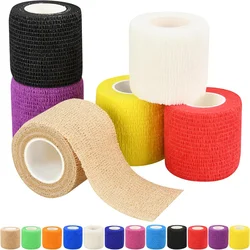 6 PCS Self-Adhesive Elastic Bandage Non-Woven Sports Bandage Finger Protector Wrist Knee Pad Ankle