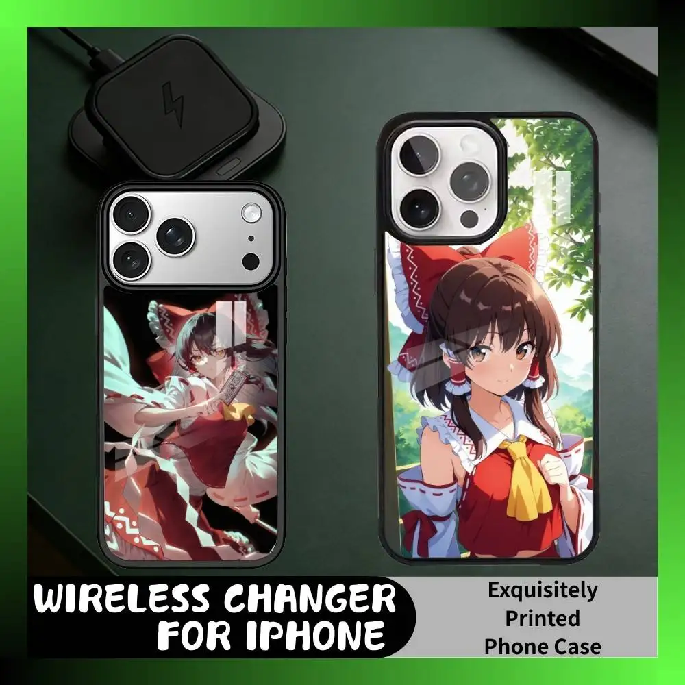 

Hakurei Reimu Touhou Phone Case For iPhone17,16,15,14,13 Plus,Pro Max Magnetic For Magsafe Wireless Charging