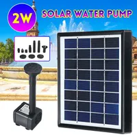 For Birdbath Pool Pond 2W 300L/H Mini Solar Power Panel Water Pump Home Garden Decoration Outdoor Landscape Floating Fountain