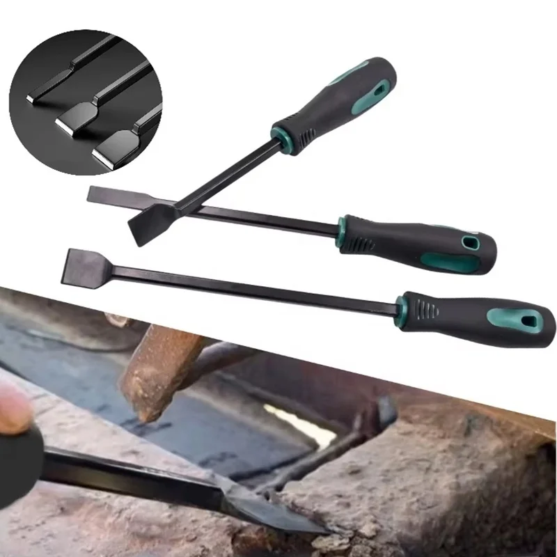 3pcs Motorcycle Gasket Scraper Multifunction Rust Motor Cleaning Car Engine Cylinder Oil Dirt Cylinder Sealant Clean-up Supplies