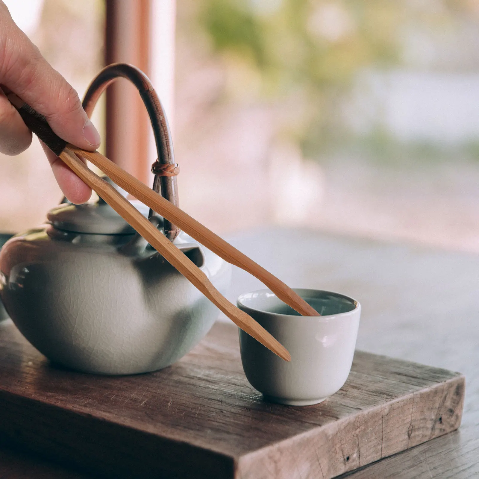 

1 set Bamboo Ceremony Accessories Spoons Scoop Loose Tea Gongfu Tea Scoop Gongfu Tools Kit Gifts Kitchen Barware