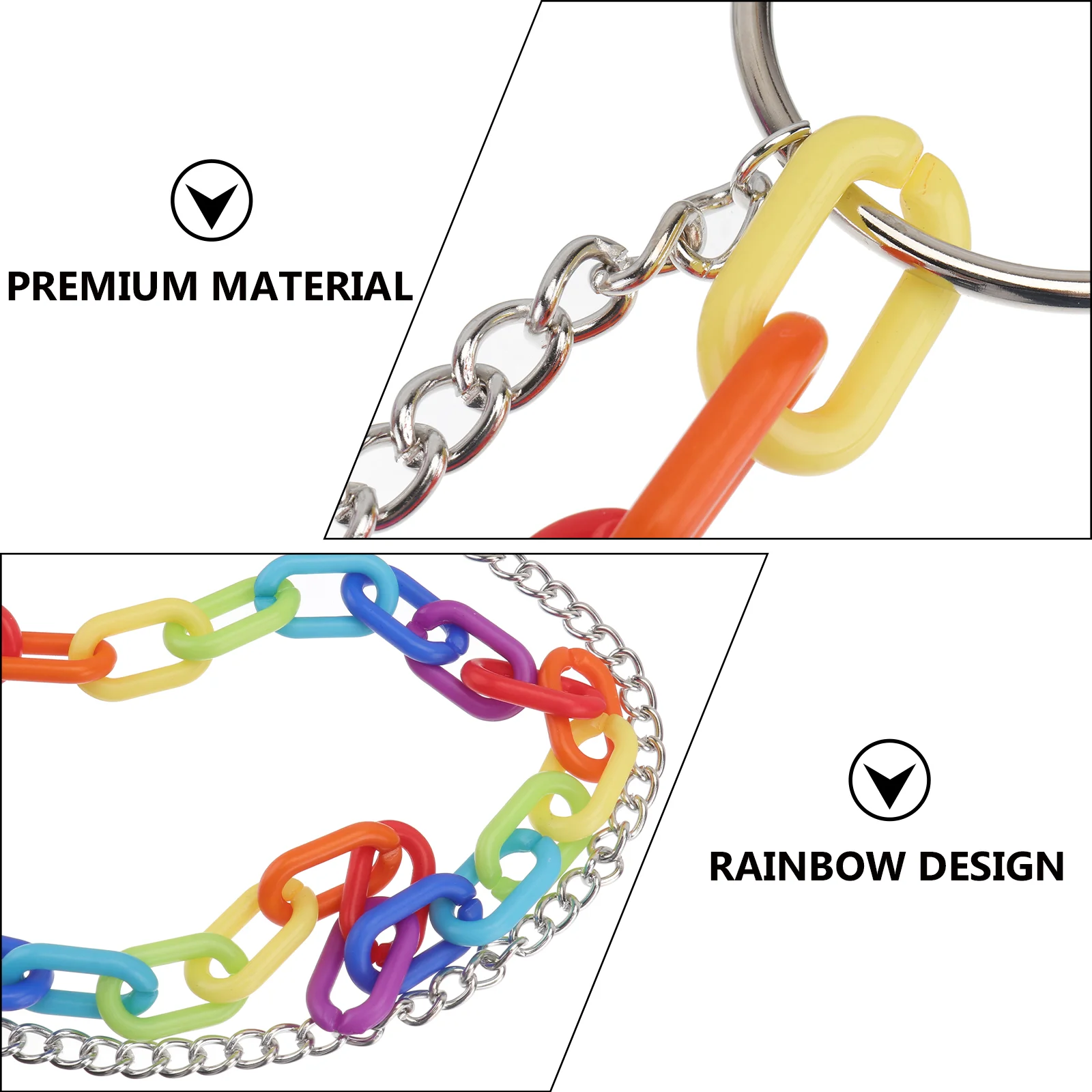 Hosen Kette für Frauen bunte Taille schicke Kleidung Mode Accessoire Dekor Regenbogen Modellierung Schmuck Mädchen Ornament