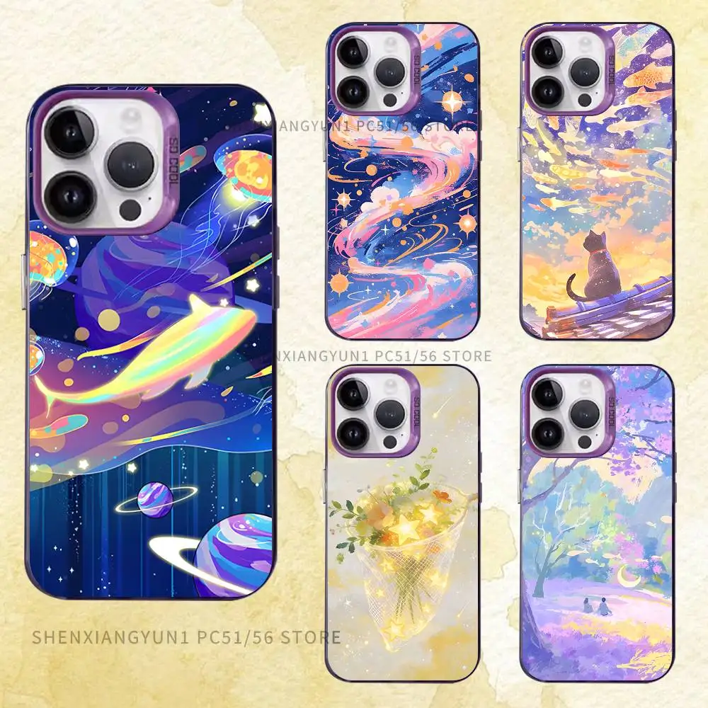 

Fantasy Illustration Phone Case For IPhone 17 16e 16 15 14 13 12 Pro Max X XS MAX Back Cover
