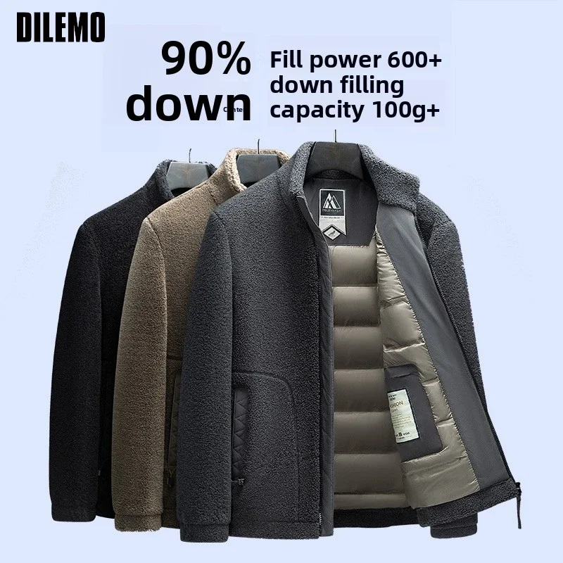 High End 90% White Duck Down New Casual Winter Fashion Feather Outerwear Brand Designer Mens Coat Down Jacket Windbreaker