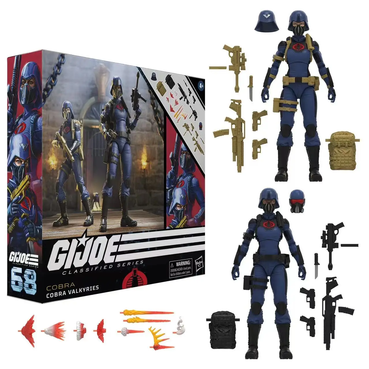 

G.I.JOE 1/12 6inch Action Figure Classified Cobra Valkyries Anime Model For Gift