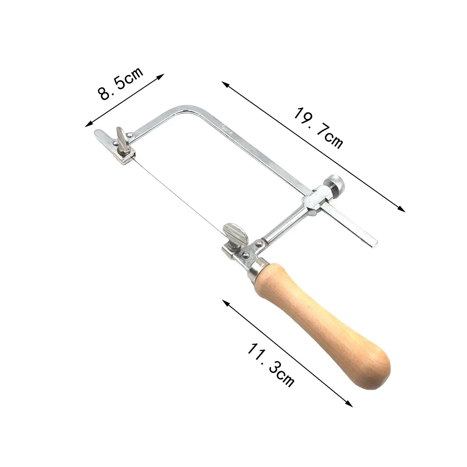 Juweliers Zagen C Vorm Zaagframe Houtbewerking Houten Handvat Hobby Handwerk Zaagzaag