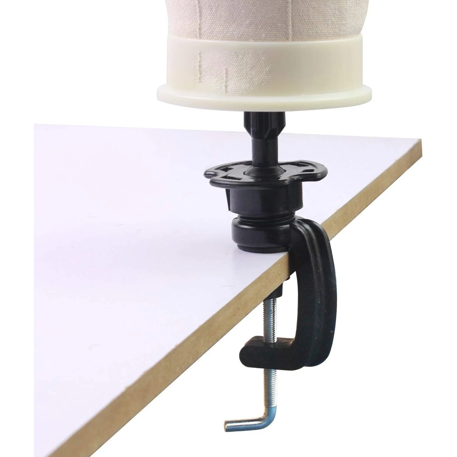 شعر مستعار عارضة أزياء رئيس حامل التجميل القزم رئيس القياسية عقد حامل المشبك تقف الأسود (1 قطعة، حامل رأس سطح المكتب)