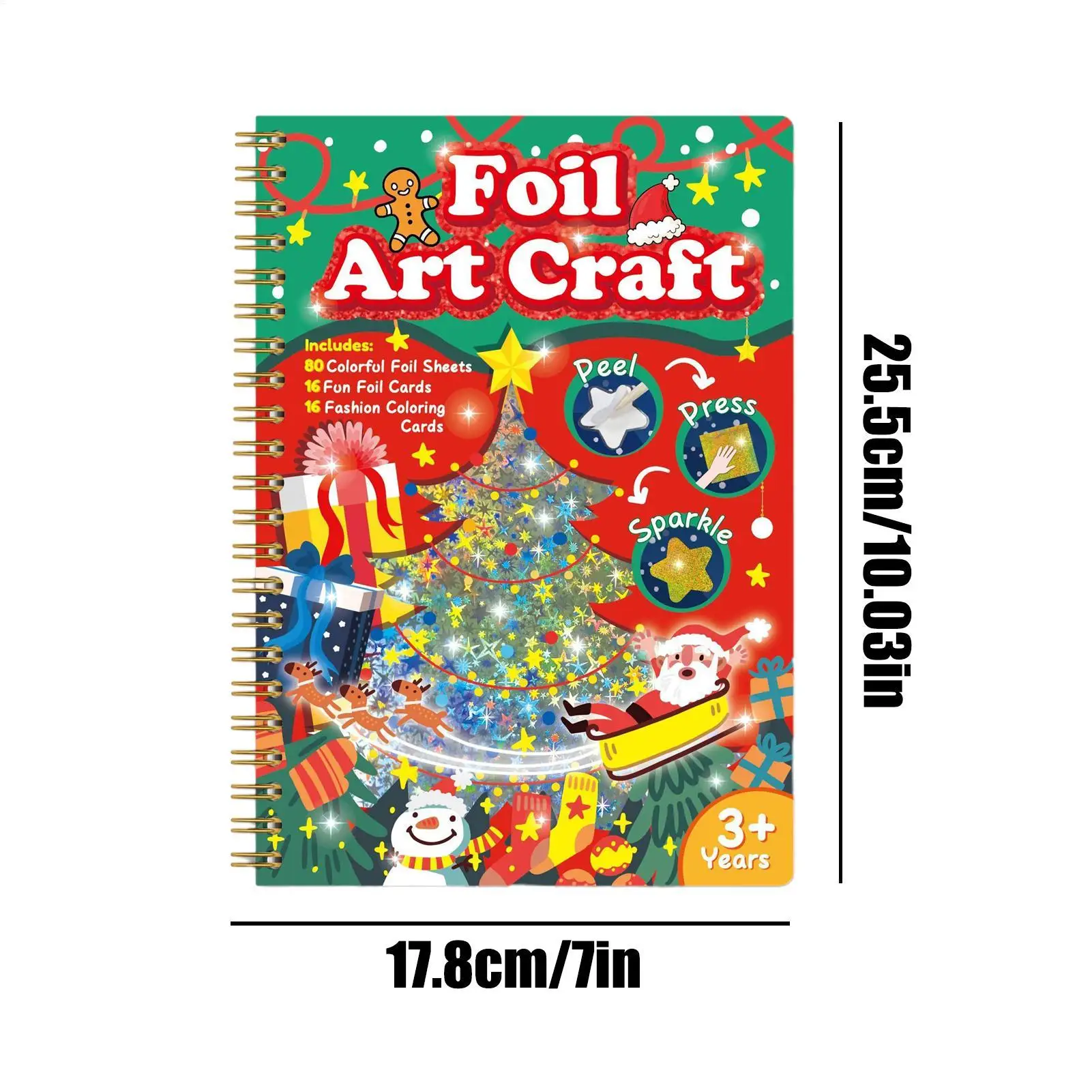 Feuille d'art amusante pour enfants, ensemble d'art en aluminium à décoller et à presser, fournitures de fabrication artisanale, jouets de voyage pour enfants, adolescents, jeunes, famille, fille