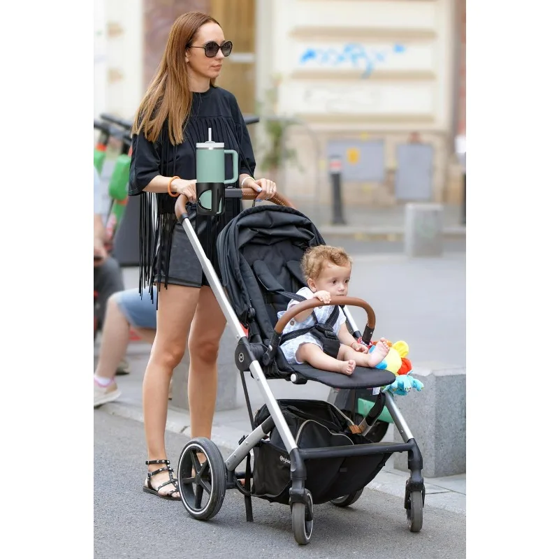 1pcs Digital Nc Stroll-n-Sip Suporte de copo preto para carrinhos Stanley Quencher (30 e 40 onças) e IceFlow (20 e 30 onças)