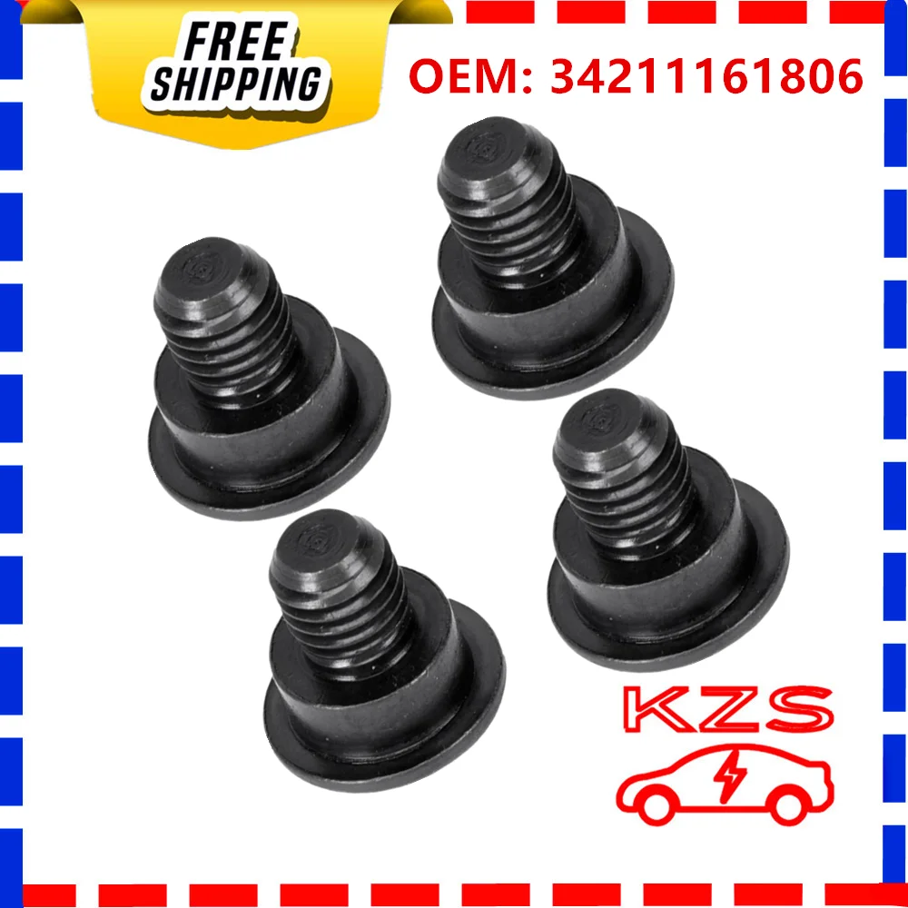 

4PCS 34211161806 Disc Brake Rotor Screws Set For BMW Vehicles