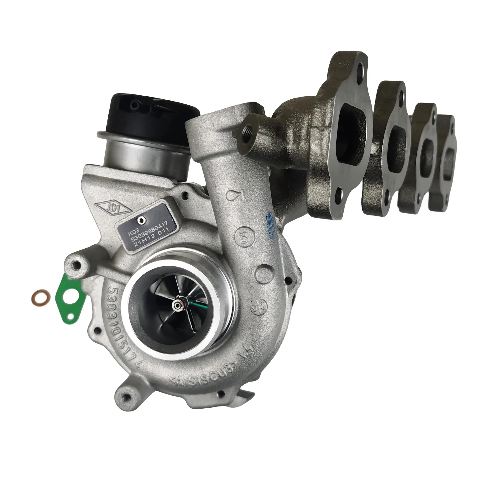 Турбокомпрессор MFS BV43 53039880417 для Renault Nissan 2.3dCi 120 кВт 163 л.с. M9T M9T704 YS23DDT