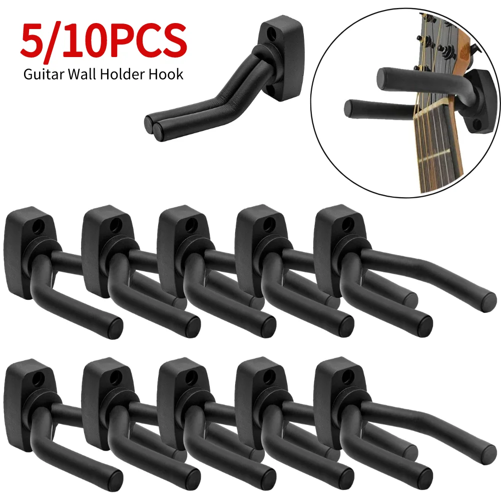 Guitar Hanger Wall Mount for Acoustic Guitar Guitar Hanger Hook Easy To Install with Screws Bass Instrument Guitar Accessories