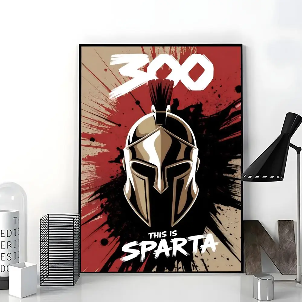 S-Spartan Poster HD Paper Print Home Living Room Bedroom Entrance Bar Cafe Art Painting Decoration