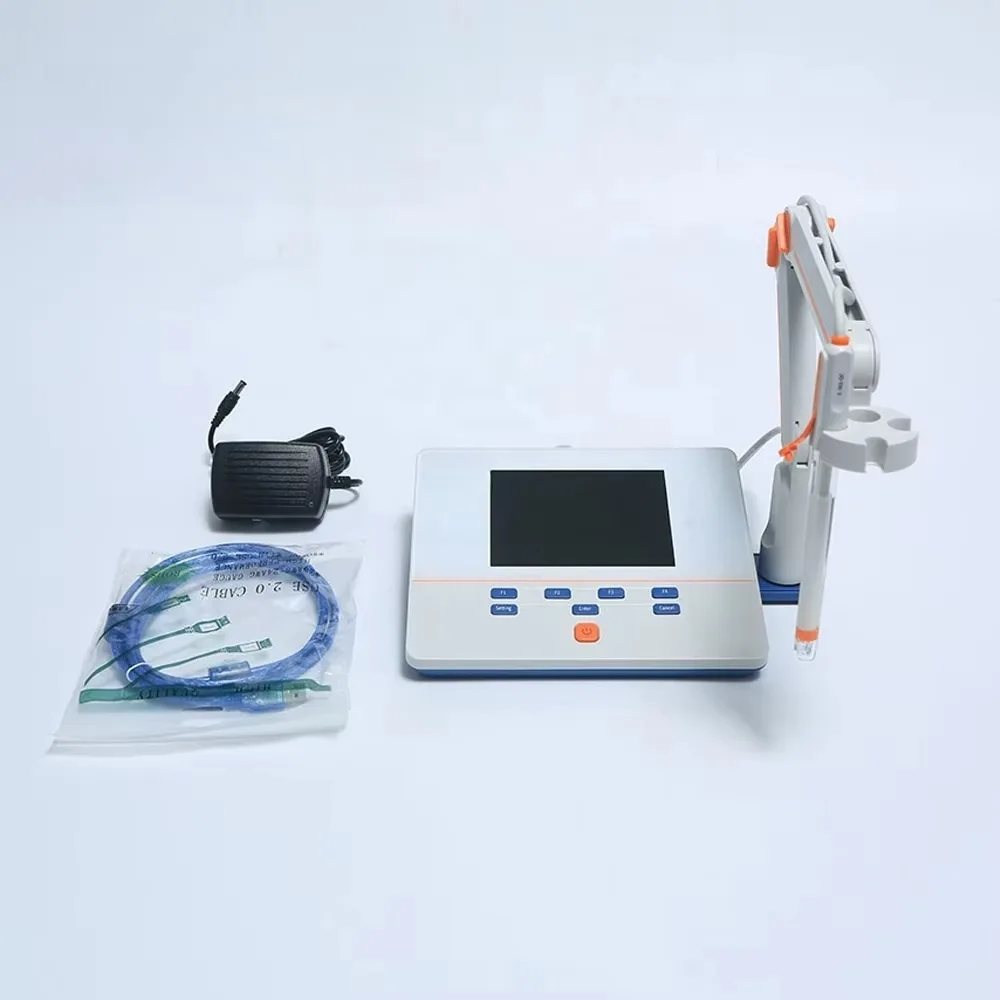 2.00ph-20.00ph Meter Lab Professional Benchtop Digital Testing Soil Water 5 Calibration Points