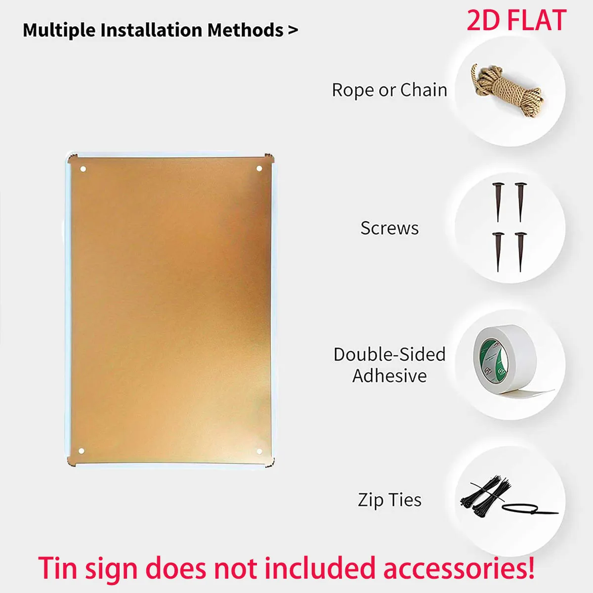 5 Pieces Set 2D Fla…