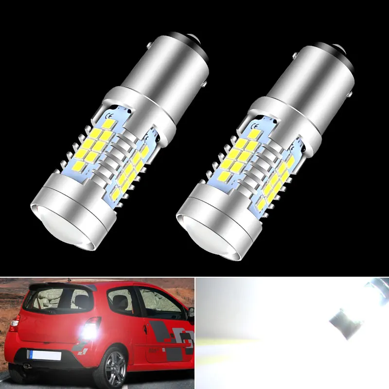 2pcs LED Reverse Light P21W BA15S Canbus For Renault Avantime Alaskan Captur Clio 2 3 Duster Espace 4 Grand Scenic Kangoo Kaptur