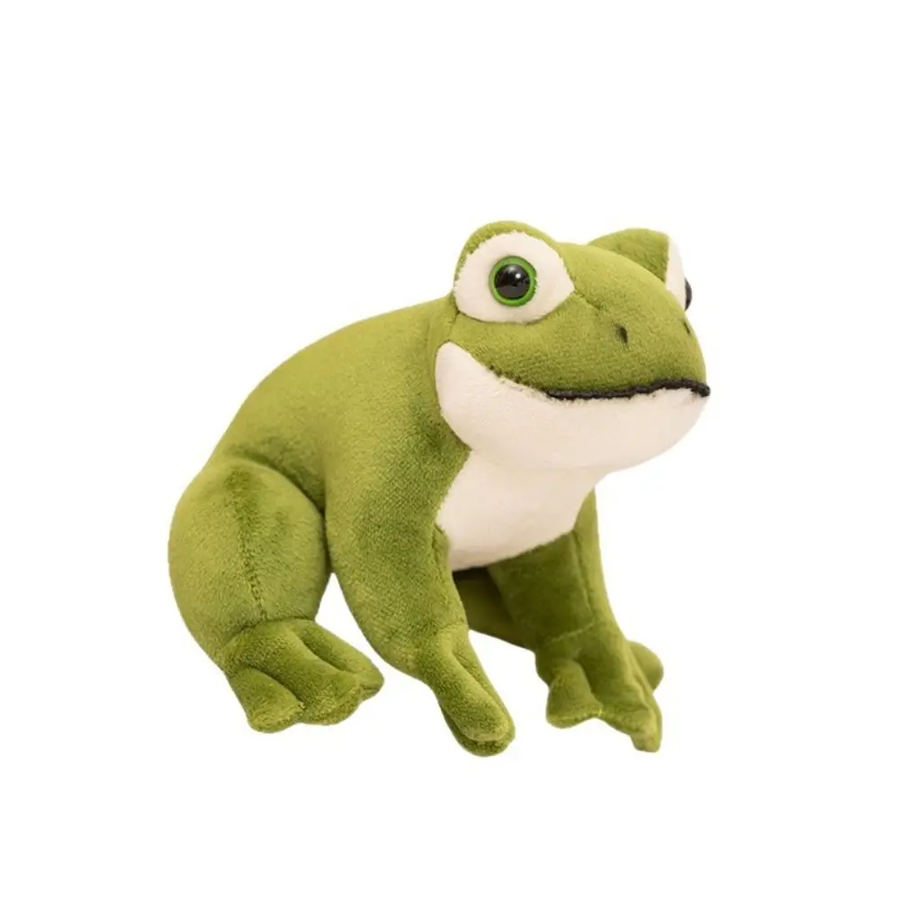 Cartoon Anime Green Frog Plush Toy Collection Soft Mini Frog Plush Doll PP Cotton Funny Cartoon Frog Stuffed Toy Christmas