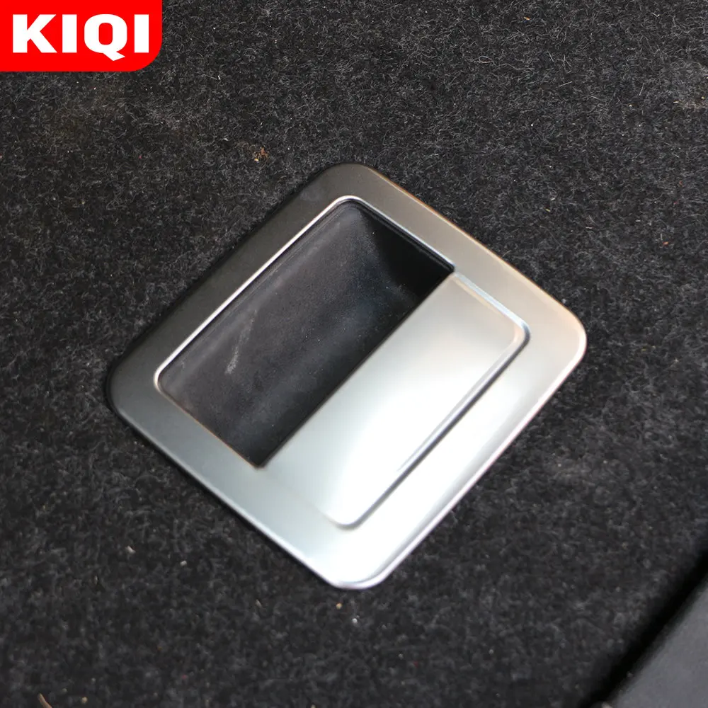 For Volkswagen T-Roc TROC 2018 - 2023 Stainless Steel Car Trunk Spare Tyre Handle Cover Trim Interior Accessories Styling image 4