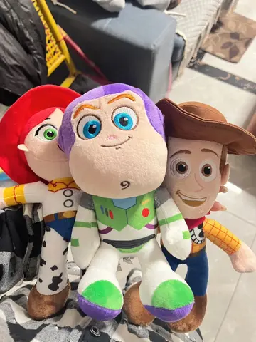 23cm Cute Woody Buzz Lightyear Plush Toy Lovely Stuffed Anime Jessie Plushies Pendant Cartoon Doll Home Decor Xmas Gifts