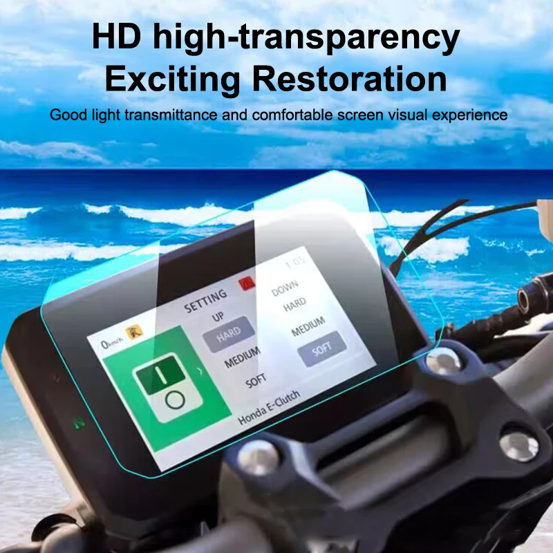 ل CRF300L رالي CRF 300 L MSX125 GromSpeedometer الحرس العنقودية شاشة خدش طبقة حماية لوحة القيادة واقي للشاشة