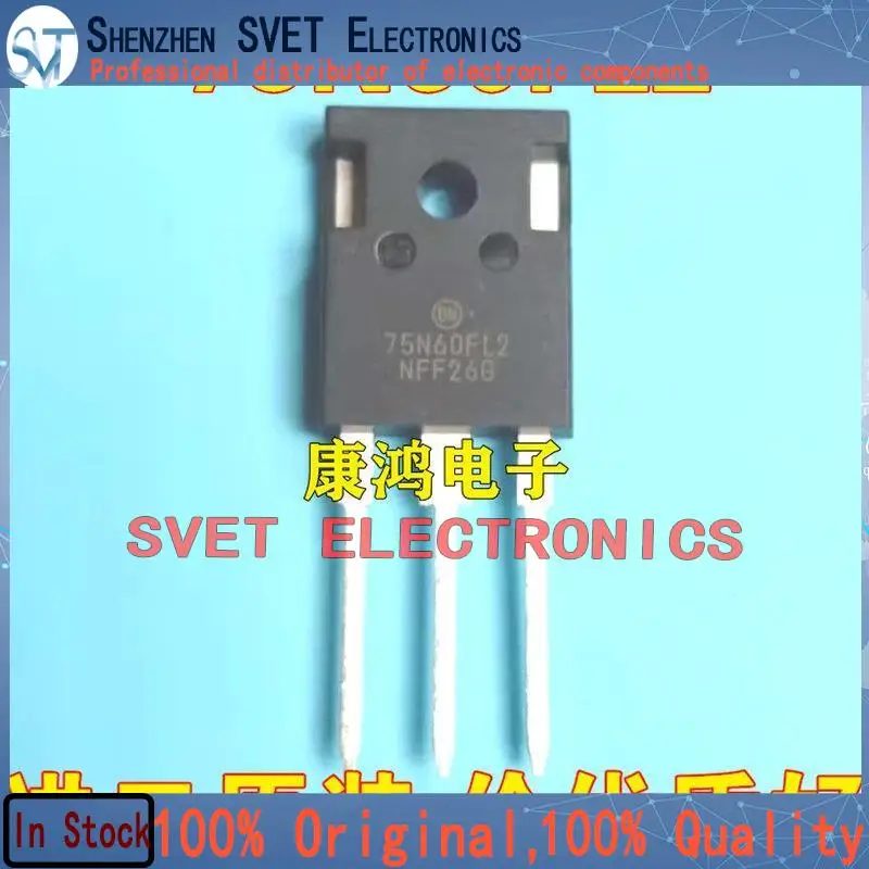 10PCS-50PCS   75N60FL2 NGTB75N60L2WG TO-247 IGBT 600V 75A Original In Stock Fast shipping