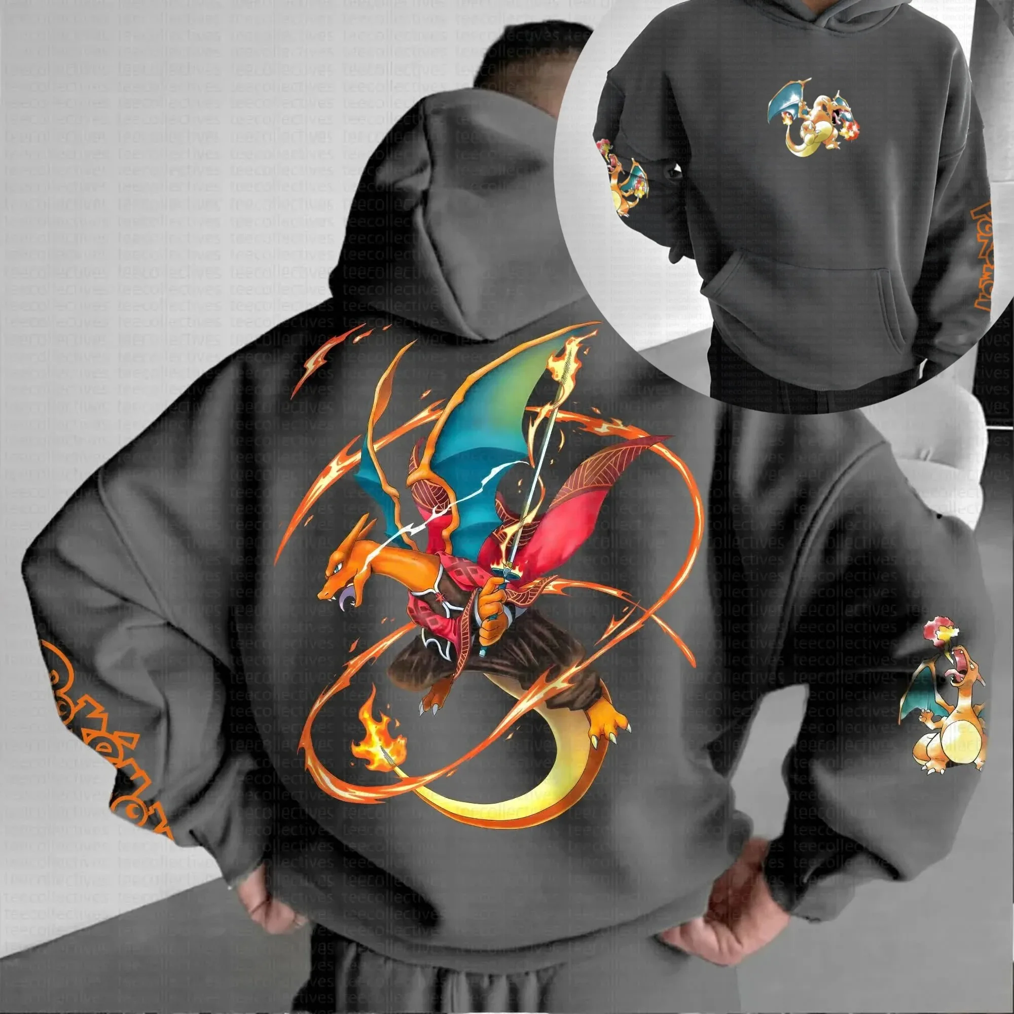 موضة جديدة Pok É Mon عيد الميلاد جديد Bulgasaur الرجال والنساء الصيف موضة المتضخم تي شيرت مقنعين Sweatpants حجم كبير