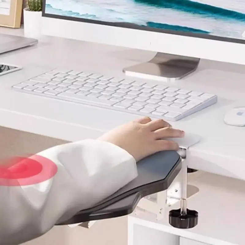 Arm Rest Support For Desk Adjustable Wrist Rest Extender Arm Wrist Rest Shelf Ergonomic Computer Desk Extender Tray