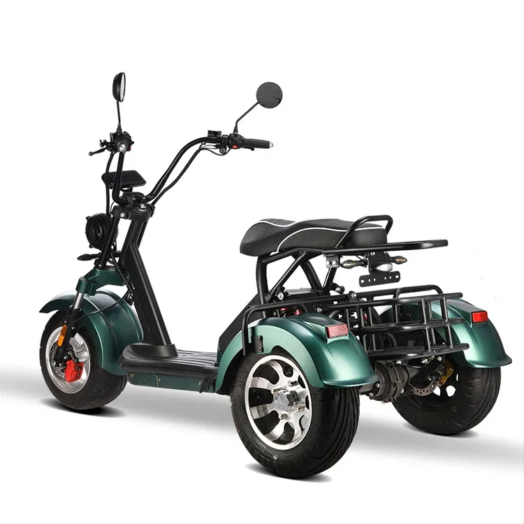 Certified Electric Tricycle Germany 2000W 60V Adult Three-wheel Electric Scooter for Sale