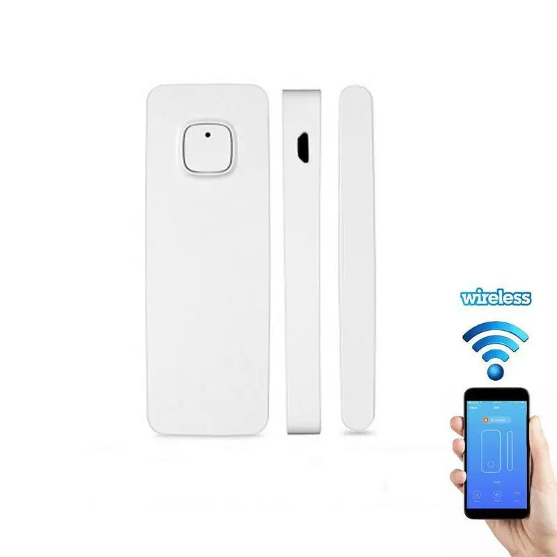 1Set WiFi Pintu Jendela Sensor untuk Smart Alarm Sensor Tidak Ada Hub Diperlukan Isi Ulang R2LB