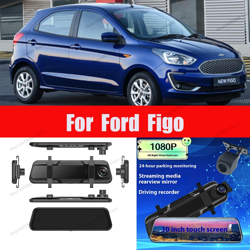 

Для Ford Figo 4K WIFI GPS Автомобильный видеорегистратор зеркало видеорегистратор с двумя объективами видеорегистратор привод рекордер потоковое зеркало заднего вида камера с IPS экраном