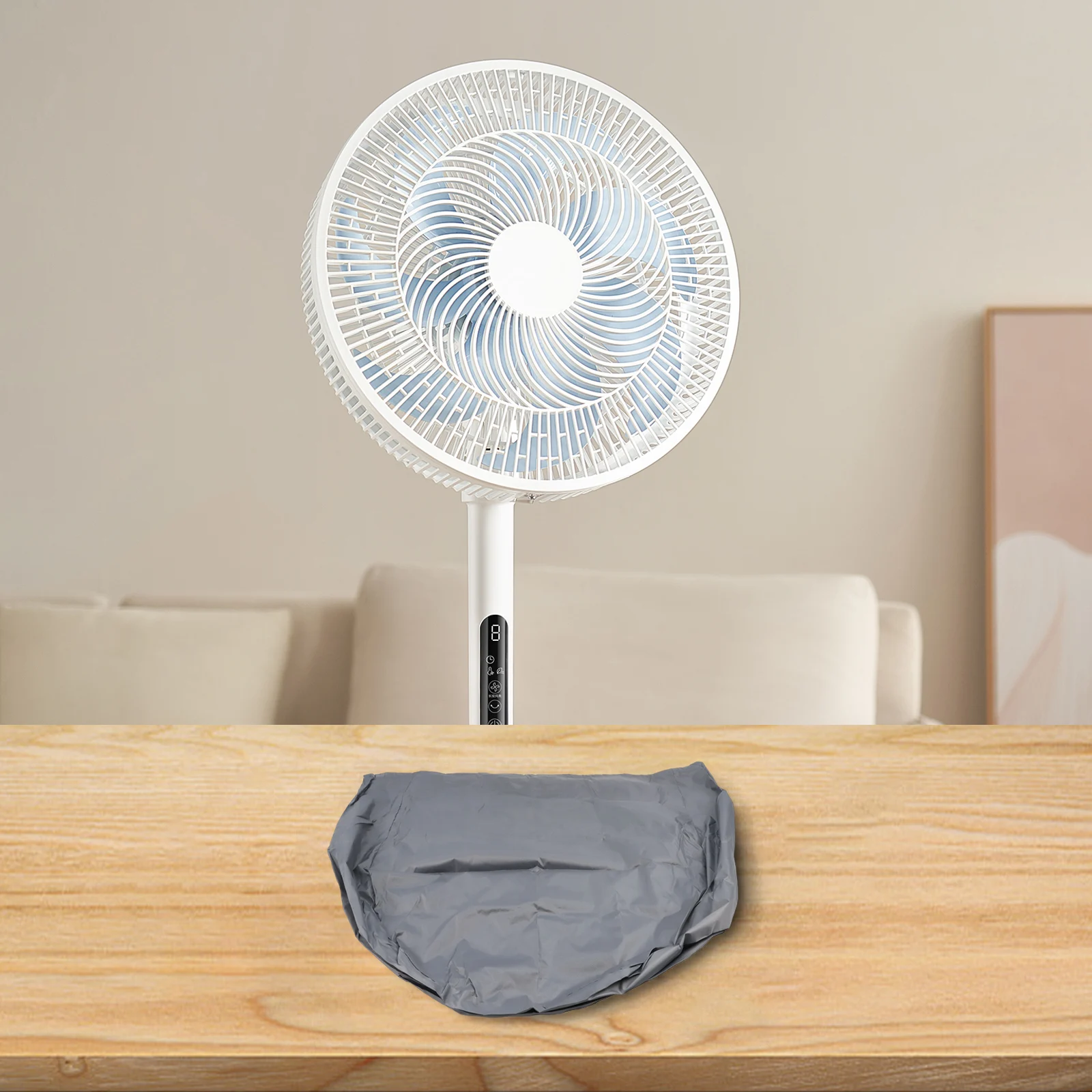 Outdoor Fan Usage Dustproof Fan Cover Adjustable Fan Cover Adjustable Strap Fan Cover Reliable Maintenance Cover Snug Fit Straps