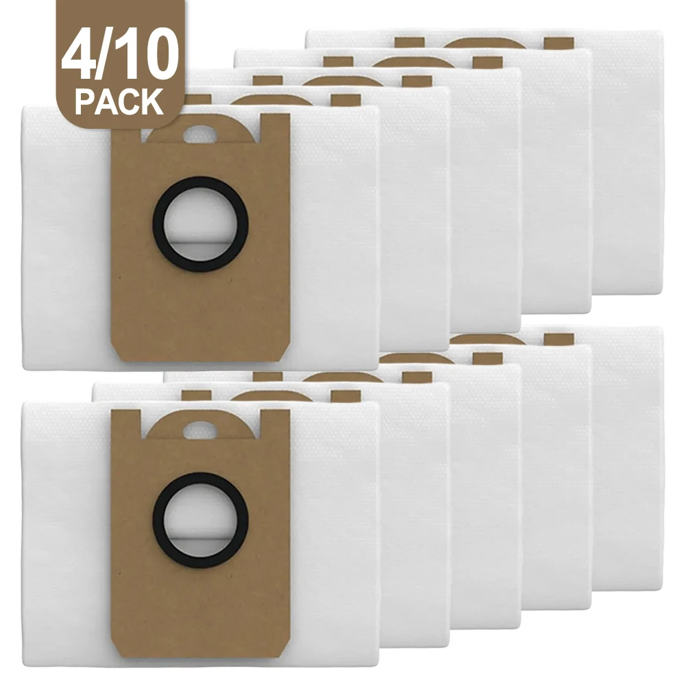 

4/10pcs Dust Bags For BObsweep Dustin For Orb-i Vacuum Cleaner Replacement Parts Non-woven Fabric White For Home Cleaning