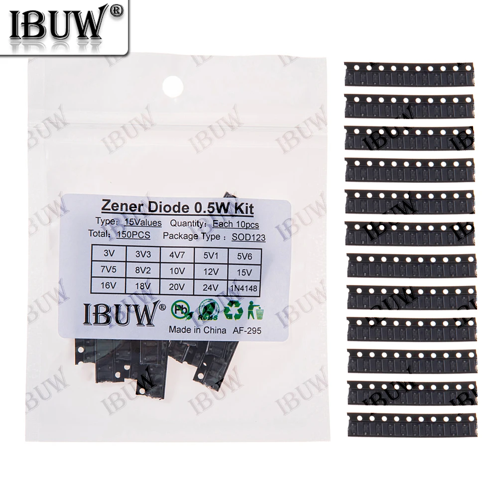 150PCS 15Values 0.5…