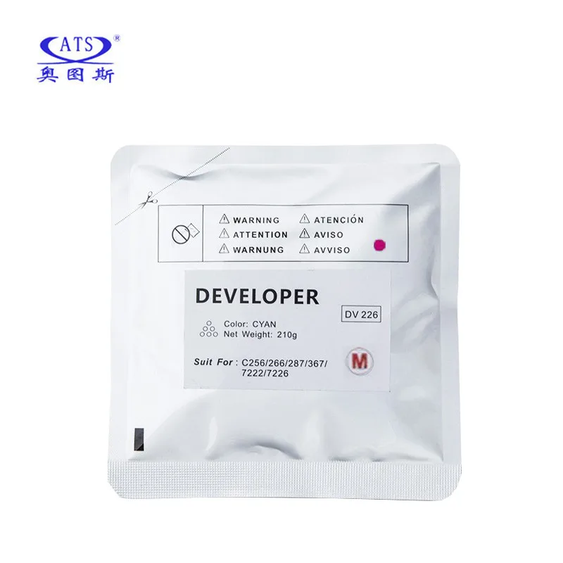 1PC DV226 Developer Powder For Konica Minolta C 256 287 367 266 7222 7226 C256 C287 C367 C266 C7222 C7226 Compatible