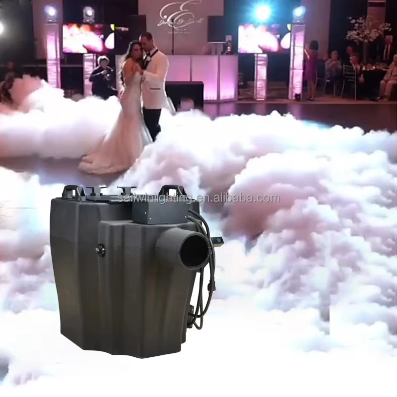 

6000W High Power Large Stage Grand Low Lying Dry Ice Smoke Machine Dry Ice Fog Machine Dry Ice Machine For Wedding Decor