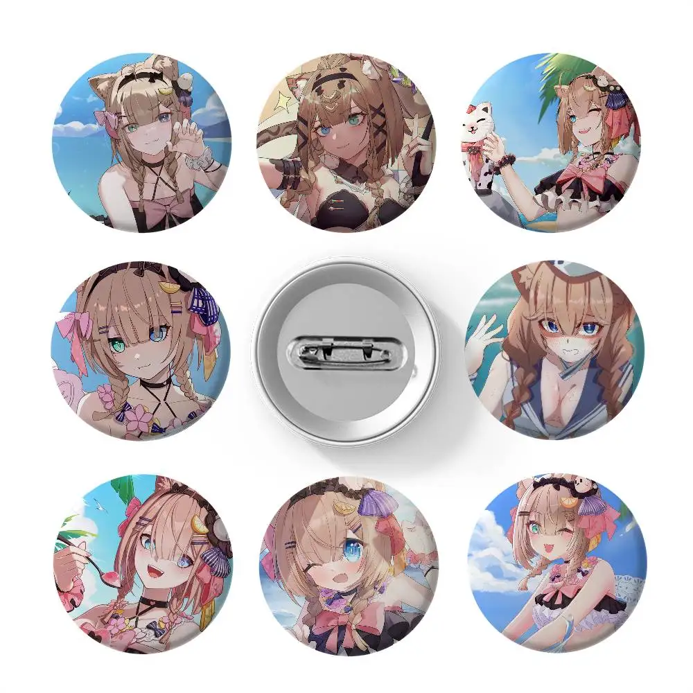 

Pardofelis Honkai Impact Badges Round Exquisite Badge Brooches Creative Pins For Clothes Hat Backpack Gift Accessories