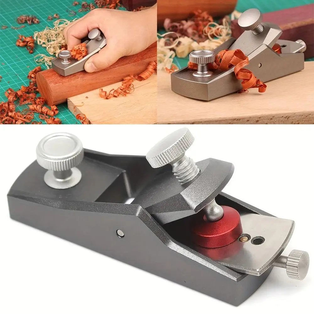 

Sturdy Woodworking Flat Planer Wear Resistant Edge Trimming Mini Woodworking Planer Aluminum Alloy Deburring