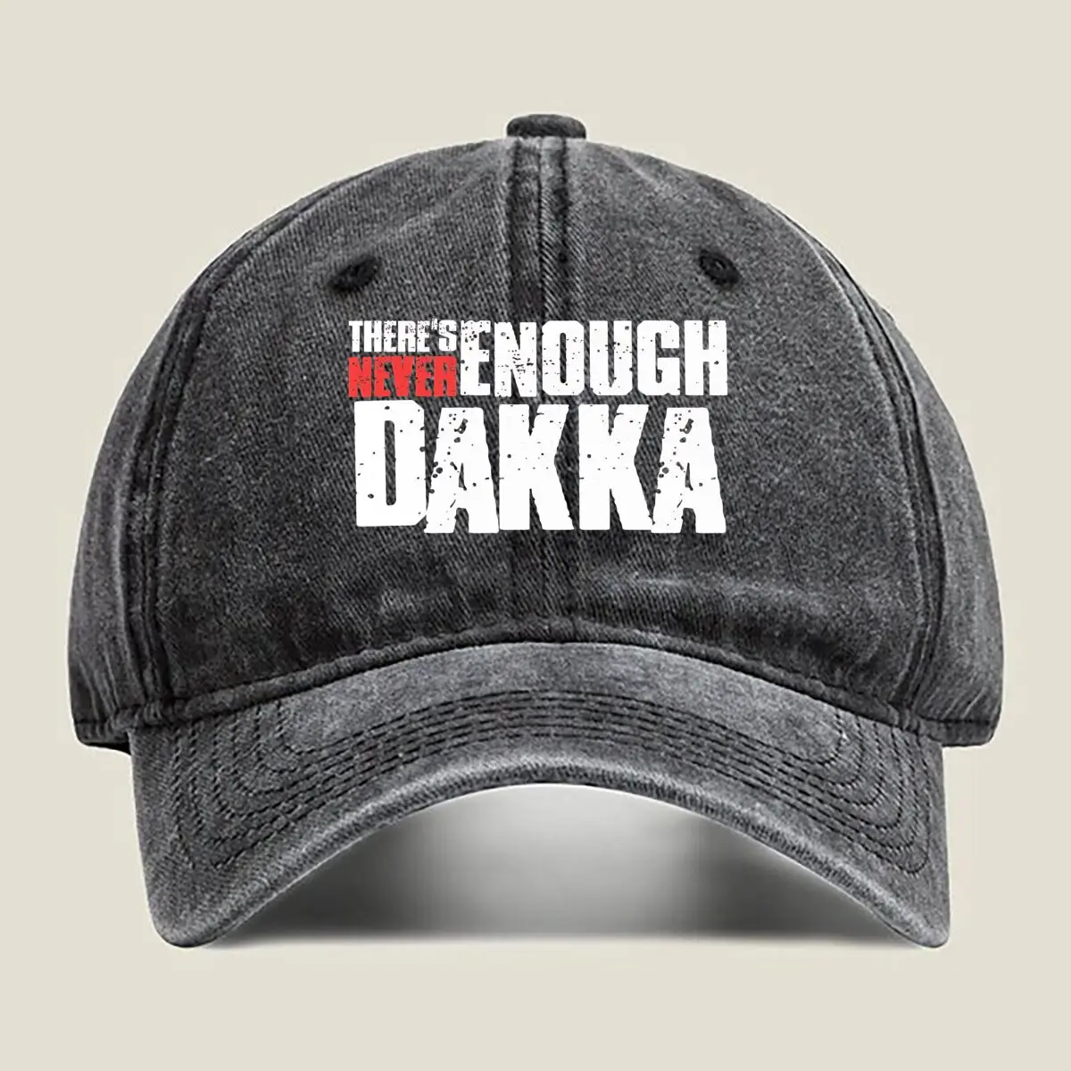 

Мытая бейсболка «Dakka Motto Sci — Fi, Fun Text Art Design»
