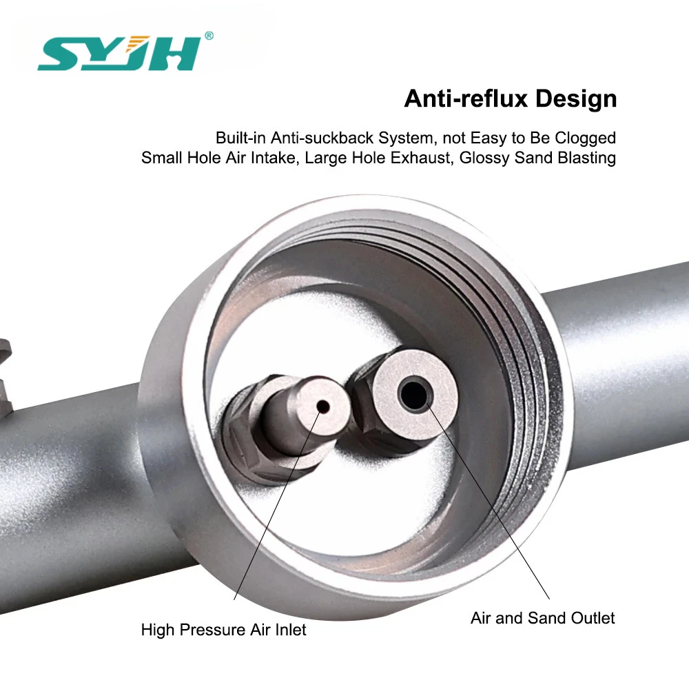 SYJH Dental Aluminum Oxide Sandblasting Gun Dentist Microetcher Sandblasting Alumina Gun Air Abrasion Polisher Dentistry Tools